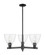 Arcadia Three Light Pendant in Matte Black (405|716-3CR-BK-GBD-752)