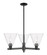 Arcadia Three Light Pendant in Matte Black (405|716-3CR-BK-GBC-82)