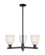 Arcadia Three Light Pendant in Matte Black (405|716-3CR-BK-G441)