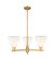 Arcadia Three Light Pendant in Brushed Brass (405|716-3CR-BB-GBD-751)