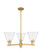 Arcadia Three Light Pendant in Brushed Brass (405|716-3CR-BB-GBC-84)