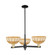 Arcadia Three Light Pendant in Black Antique Brass (405|716-3CR-BAB-NBD2-9-NAT)