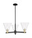 Arcadia Three Light Pendant in Black Antique Brass (405|716-3CR-BAB-GBC-82)
