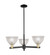 Arcadia Three Light Pendant in Black Antique Brass (405|716-3CR-BAB-G422)