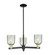 Arcadia Three Light Pendant in Black Antique Brass (405|716-3CR-BAB-G259)