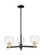 Arcadia Three Light Pendant in Black Antique Brass (405|716-3CR-BAB-G122-6)