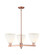 Arcadia Three Light Pendant in Antique Copper (405|716-3CR-AC-GBD-751)