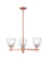 Arcadia Three Light Pendant in Antique Copper (405|716-3CR-AC-G442)