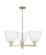 Arcadia Three Light Pendant in Antique Brass (405|716-3CR-AB-GBD-94)