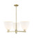 Arcadia Three Light Pendant in Antique Brass (405|716-3CR-AB-GBD-91)