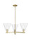 Arcadia Three Light Pendant in Antique Brass (405|716-3CR-AB-GBC-82)