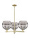 Arcadia Three Light Pendant in Antique Brass (405|716-3CR-AB-G556-10SM)
