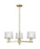 Arcadia Three Light Pendant in Antique Brass (405|716-3CR-AB-G402)