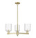 Arcadia Three Light Pendant in Antique Brass (405|716-3CR-AB-G1113)