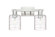 Arcadia Two Light Bath Vanity in Brushed Satin Nickel (405|716-2W-SN-G1113)