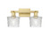 Arcadia Two Light Bath Vanity in Satin Gold (405|716-2W-SG-G402)
