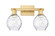 Arcadia Two Light Bath Vanity in Satin Gold (405|716-2W-SG-G362)
