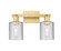 Arcadia Two Light Bath Vanity in Satin Gold (405|716-2W-SG-G112)