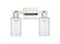 Arcadia Two Light Bath Vanity in Polished Nickel (405|716-2W-PN-G802)