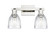 Arcadia Two Light Bath Vanity in Polished Nickel (405|716-2W-PN-G442)