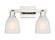 Arcadia Two Light Bath Vanity in Polished Nickel (405|716-2W-PN-G441)