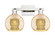 Arcadia Two Light Bath Vanity in Polished Nickel (405|716-2W-PN-G128-8)