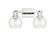 Arcadia Two Light Bath Vanity in Polished Nickel (405|716-2W-PN-G122-6)