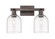 Arcadia Two Light Bath Vanity in Oil Rubbed Bronze (405|716-2W-OB-G558-6CL)