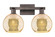Arcadia Two Light Bath Vanity in Oil Rubbed Bronze (405|716-2W-OB-G128-8)