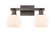Arcadia Two Light Bath Vanity in Oil Rubbed Bronze (405|716-2W-OB-G121-6)
