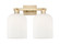 Arcadia Two Light Bath Vanity in Champagne Bronze (405|716-2W-CB-G559-8GWH)