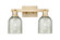 Arcadia Two Light Bath Vanity in Champagne Bronze (405|716-2W-CB-G259)