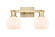 Arcadia Two Light Bath Vanity in Champagne Bronze (405|716-2W-CB-G121-6)