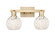 Arcadia Two Light Bath Vanity in Champagne Bronze (405|716-2W-CB-G1216-6WM)