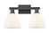 Arcadia Two Light Bath Vanity in Matte Black (405|716-2W-BK-GBD-751)