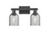 Arcadia Two Light Bath Vanity in Matte Black (405|716-2W-BK-G257)