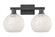 Arcadia Two Light Bath Vanity in Matte Black (405|716-2W-BK-G1216-8WM)