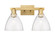 Arcadia Two Light Bath Vanity in Brushed Brass (405|716-2W-BB-GBD-754)