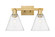 Arcadia Two Light Bath Vanity in Brushed Brass (405|716-2W-BB-GBC-84)