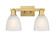 Arcadia Two Light Bath Vanity in Brushed Brass (405|716-2W-BB-G381)