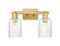 Arcadia Two Light Bath Vanity in Brushed Brass (405|716-2W-BB-G342)