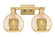 Arcadia Two Light Bath Vanity in Brushed Brass (405|716-2W-BB-G128-8)