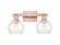 Arcadia Two Light Bath Vanity in Antique Copper (405|716-2W-AC-G122-6)