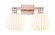 Arcadia Two Light Bath Vanity in Antique Copper (405|716-2W-AC-G1217-8WV)