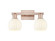 Arcadia Two Light Bath Vanity in Antique Copper (405|716-2W-AC-G1217-6WV)