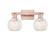Arcadia Two Light Bath Vanity in Antique Copper (405|716-2W-AC-G1216-6WM)