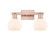 Arcadia Two Light Bath Vanity in Antique Copper (405|716-2W-AC-G121-6)