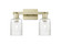 Arcadia Two Light Bath Vanity in Antique Brass (405|716-2W-AB-G342)