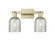 Arcadia Two Light Bath Vanity in Antique Brass (405|716-2W-AB-G259)