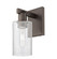 Arcadia One Light Wall Sconce in Oil Rubbed Bronze (405|716-1W-OB-G804)